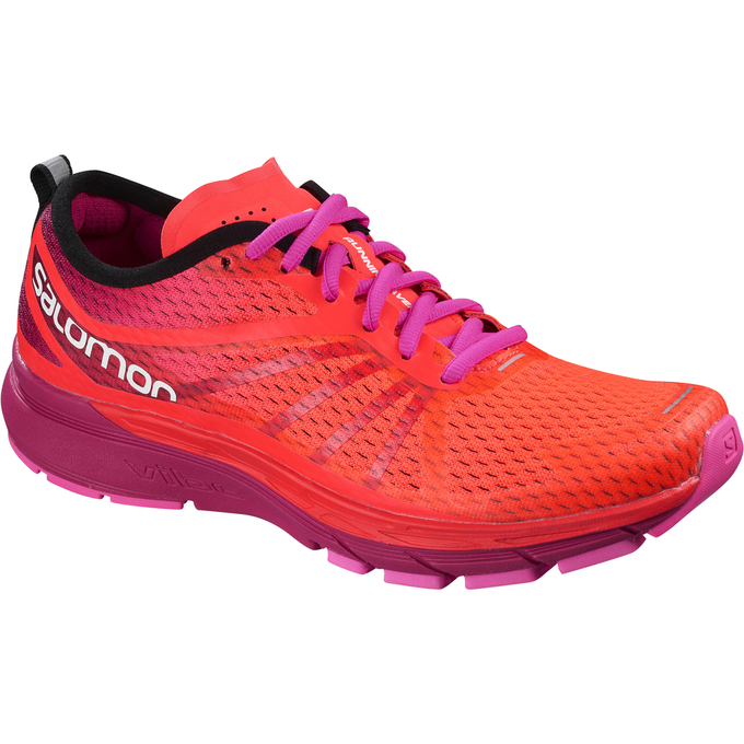 Chaussure Running Salomon Femme Orange - Salomon SONIC RA PRO W - France (9672-VDJHX)